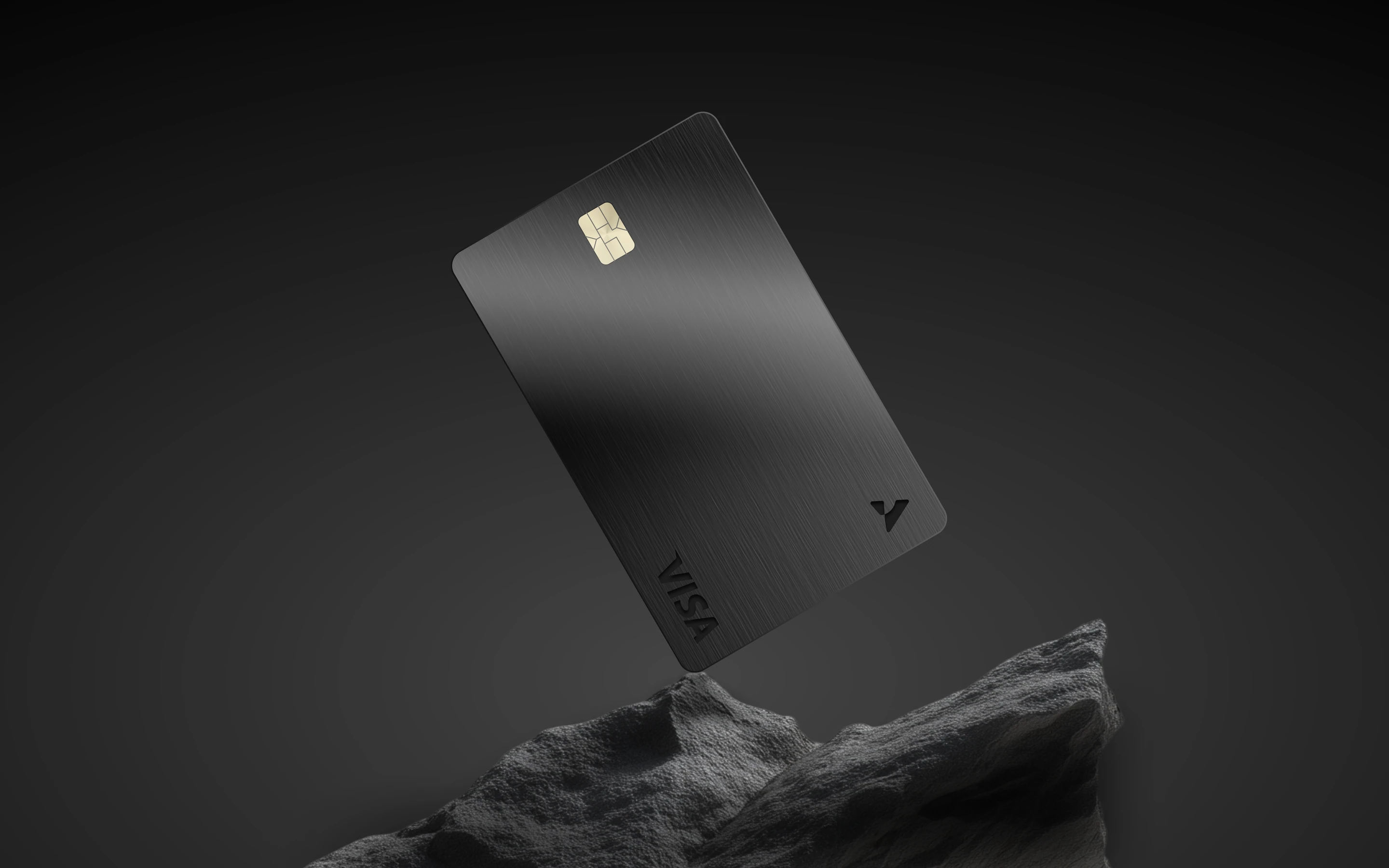The Avior card, lit and shot on stone.