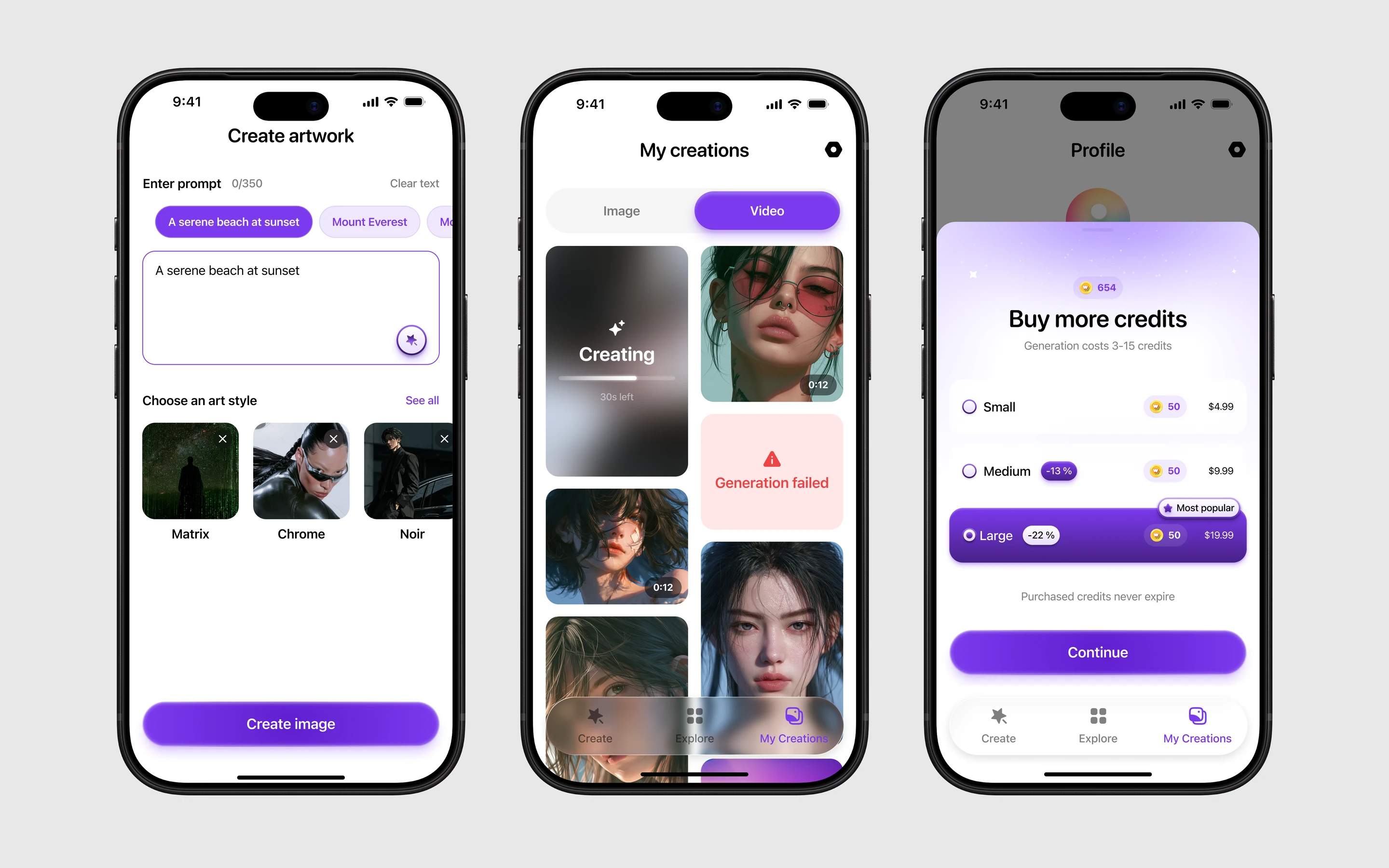 WOMBO Dream mobile app, web (16:9)